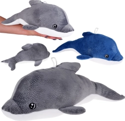 Kék plüss delfin