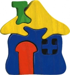 Fauna fa betétes kirakó – kis házikó