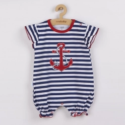 Lány nyári pamut overall NEW BABY Marine