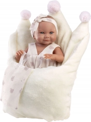 Llorens ÚJSZÜLÖTT kislány realisztikus baba vinil testtel