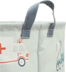 A Little Lovely Company tároló kosár játékokhoz – Járművek