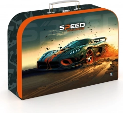 Gyermek laminált bőrönd Autó 34 cm