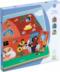 Háromrétegű fa puzzle – Tanyasi élet