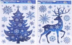 Karácsonyi ablakdekoráció 41 × 29 cm