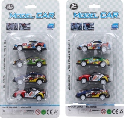 6,5 cm-es autókészlet - 4 darab