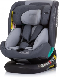 Chipolino Supreme i-Size autósülés 40–150 cm Isofix 360 – Gránit