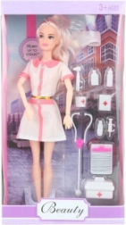 Orvos babа ízületes karokkal és kiegészítőkkel 29 cm