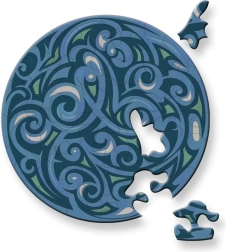 Curiosi kerek Picoli Vihar puzzle 33 darabból