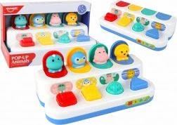 Oktatási interaktív Peekaboo játék felugró ablakos állatokkal