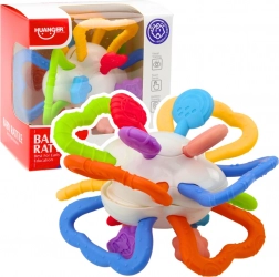 Érzékszervi forgó játék csecsemőknek rágókával, színes