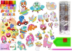 Gyémántmozaikos alkotó matricák