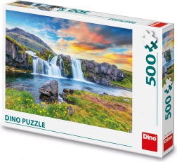 DINO puzzle Izlandi vízesés 500 darab