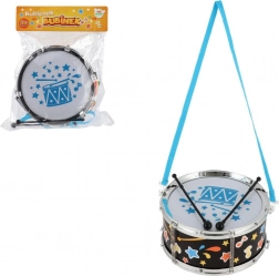 Műanyag dob vállpánttal és ütőkkel 23 × 10 cm