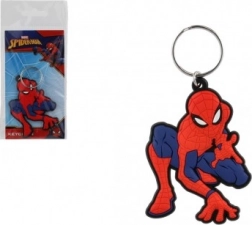 pókos kulcstartó Spiderman pókhálót lő