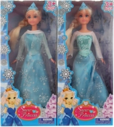 Ízületes baba téli ruhában, koronával