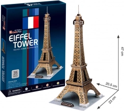 CubicFun 3D puzzle Arany Eiffel-torony, 39 darab