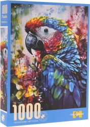 1000 darabos puzzle – ara papagáj (70 × 50 cm)