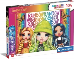 Briliáns Puzzle Rainbow High: Poppy, Jade és Skyler 104 Darab