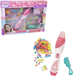 Készlet hajba fonható gyöngyökhöz