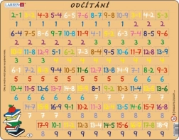 Matematikai Puzzle: Kivonás 81 Darab