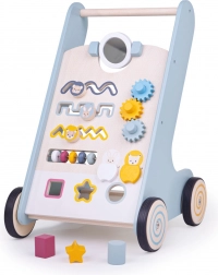 Fa aktivitás sétálójáró Bigjigs Baby Erdei állatok