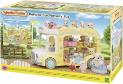 SYLVANIAN FAMILIES színes busz – többfunkciós háromszintes busz figurákhoz