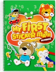 Fedezd fel a számokat matricákkal – oktató munkafüzet 3+ éveseknek