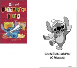 Destruktív napló Stitch zsebméretű 13 × 20 cm