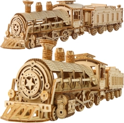 3D fa puzzle gőzmozdony tenderrel Kruzzel - 1 db