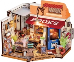 Rolife DIY 3D fa puzzle Sarok Könyvesbolt