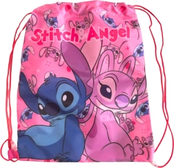 Lilo & Stitch rózsaszín gyerek tornazsák 40 × 35 cm