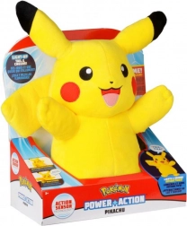 Interaktív plüss POKÉMON Pikachu Power Action fényekkel és hangokkal