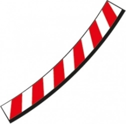 Belső szegélyek döntött kanyarhoz 3/30° Carrera Evolution, Digital 132 és Digital 124 autópályákhoz