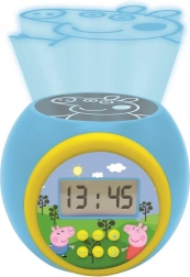 Gyermek ébresztőóra projektorral, PEPPA MALAC és éjszakai fénnyel