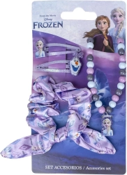 Disney Frozen gyermek kiegészítő szett – hajcsatok, hajgumi és nyaklánc