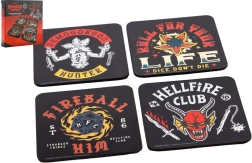 Stranger Things 4 Hellfire Club parafa poháralátét-készlet – 4 db