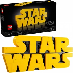 STAR WARS logó LEGO kockákból felnőtteknek
