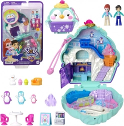 Polly Pocket Kompakt Jégkunyhó Pingvinekkel