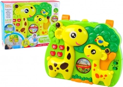 Projektor panel zsiráffal és hanggal gyerekeknek