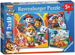 Ravensburger puzzle Mancs Őrjárat 3x49 darab