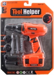 Gyerek akkumulátoros fúrógép tartozékkészlettel