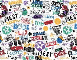 Képzőművészeti asztalterítő 65 × 50 cm Sport