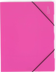 Polipropilén gumis mappa A4, nem átlátszó, magenta