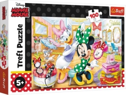 100 darabos puzzle – Minnie a DISNEY szépségszalonjában