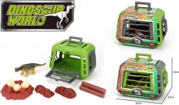 Dinoszaurusz ketrecben kiegészítőkkel