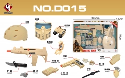 Homokszínű katonai készlet gyerekeknek