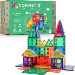 Mágneses építőkészlet CONNETIX Rainbow Creative Pack 102 darab