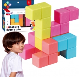 Woopie mágneses összerakó kocka Tetris