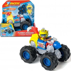 T-Racers Power Trucks Turbo Digger jármű 2 az 1-ben