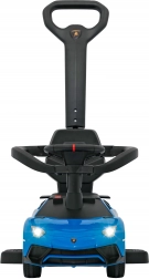 Tolóbicikli vezetőrúddal Lamborghini Aventador SV – Kék